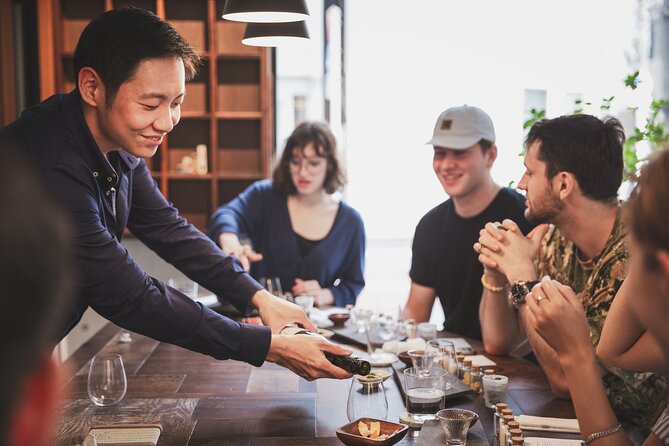 Sake Tasting Omakase Course by Sommeliers in Central Tokyo